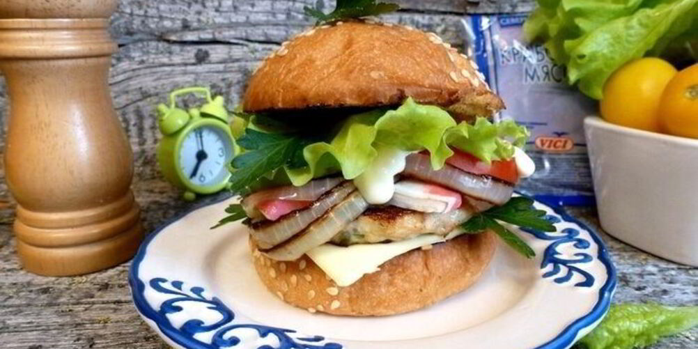 Рецепт бургера крабового луи