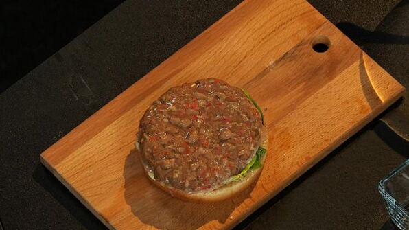 бургер с тунцом и васаби-майонезом