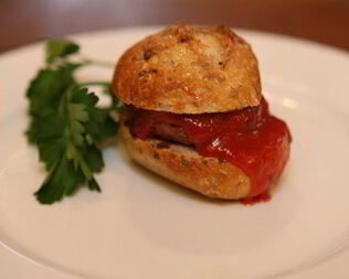 Детские гамбургеры с домашним кетчупом