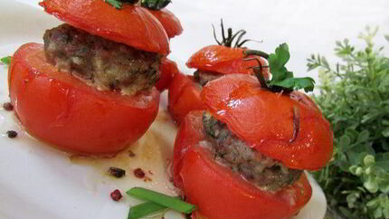 Гамбургер в помидорке