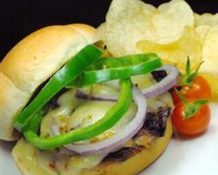 Гамбургеры с грибами и сыром