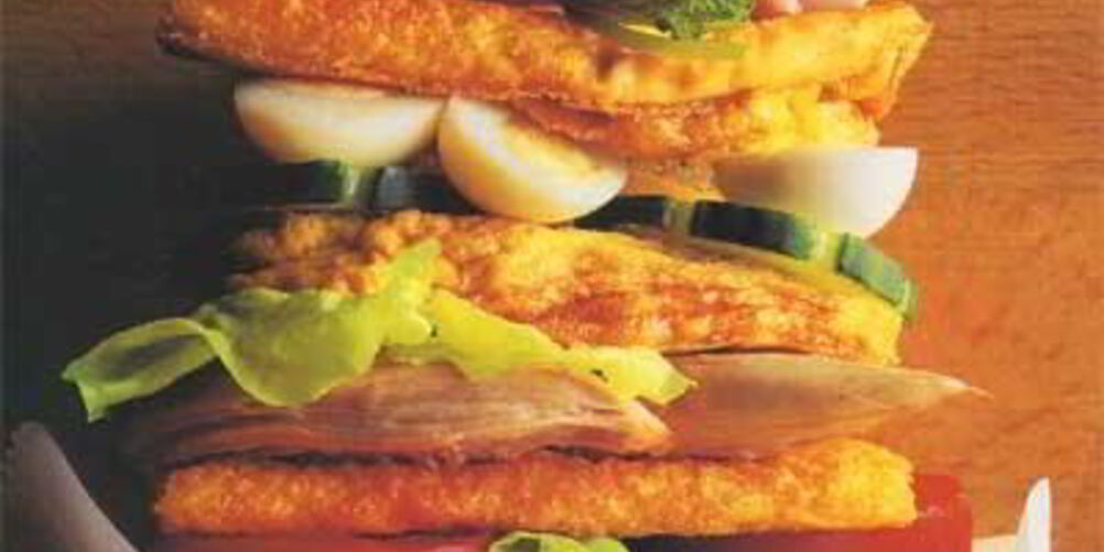 Рецепт бутерброда из яичницы