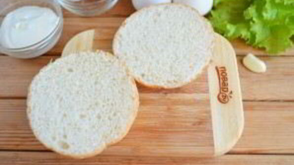 бутерброд с яйцом