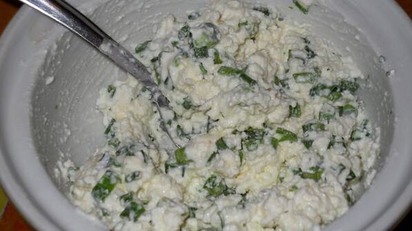 бутербродная масса с сыром и зеленью