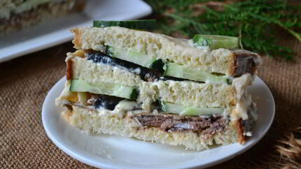 Бутербродный торт