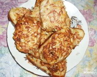 Бутерброды с колбасой и картошкой