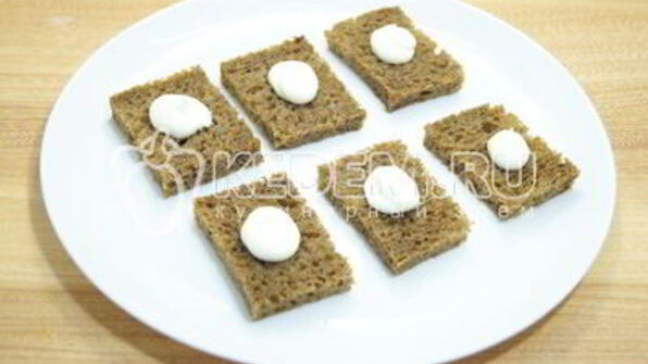 бутерброды с сельдью