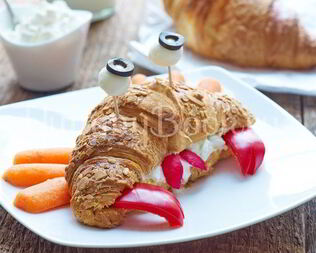 Детский бутерброд Краб