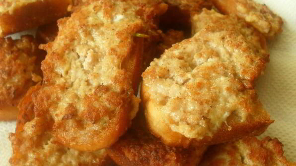 горячие бутерброды с фаршем