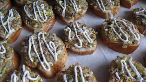 горячие бутерброды с сайрой