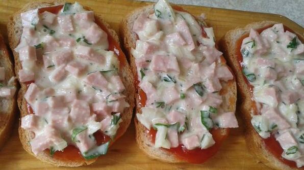 горячие бутерброды сытные