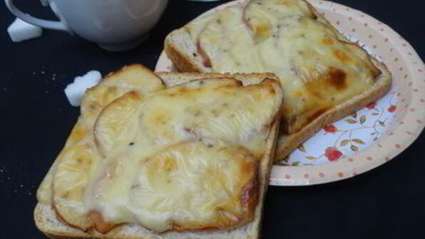 горячий бутерброд яблочное утро