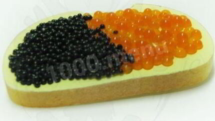 Королевский бутерброд с икрой