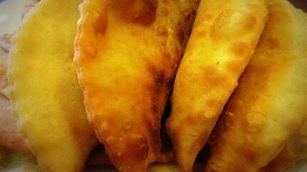 Чебуреки из заварного теста