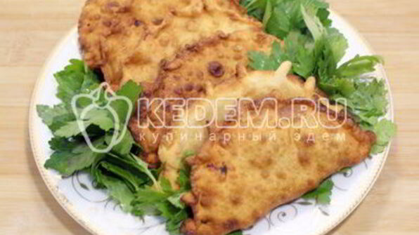 чебуреки с мясом