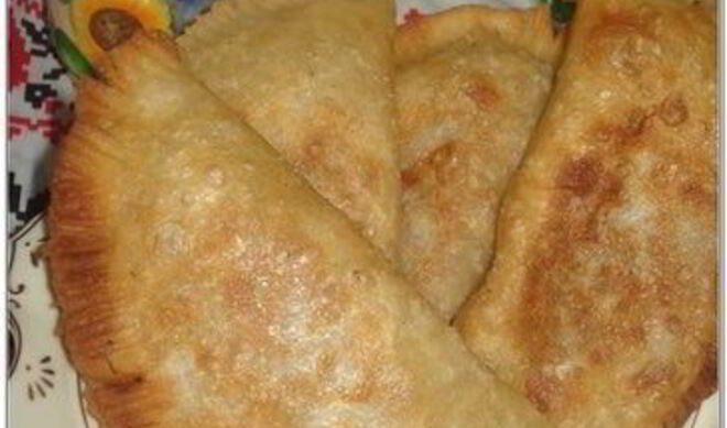 Постные чебуреки с капустой