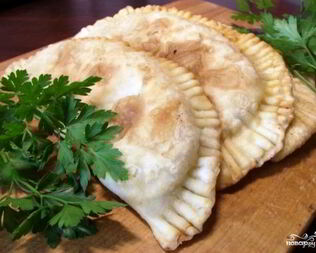 Заварное тесто для чебуреков