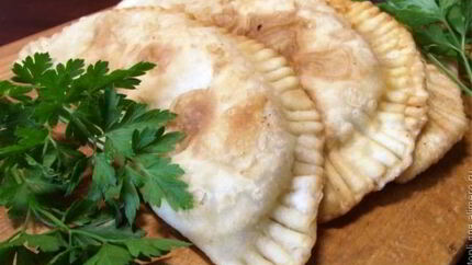 Заварное тесто для чебуреков