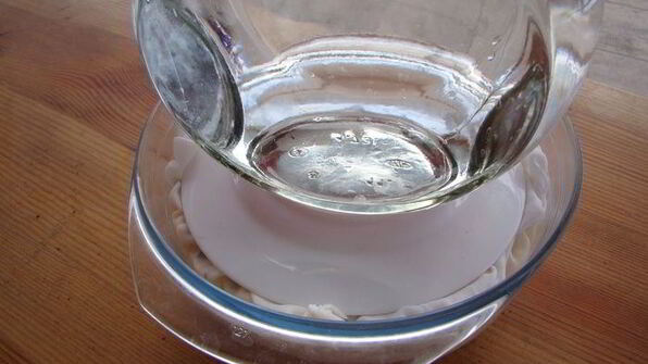 домашний яичный сыр с зеленью