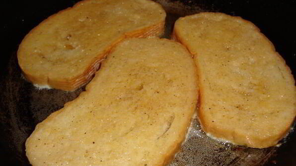 французские гренки