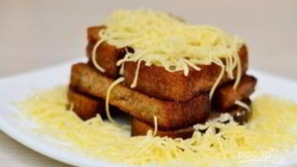 гренки с чесноком и сыром