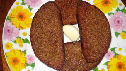 Гренки с чесноком