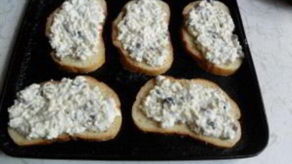 гренки с творогом