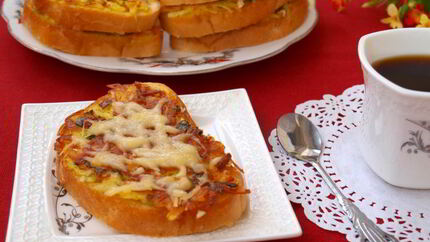 Картофельные гренки с сыром