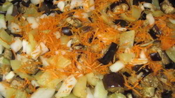 баклажанная и кабачковая икра в духовке