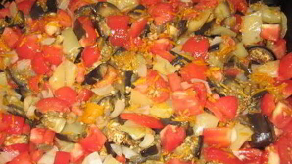 баклажанная и кабачковая икра в духовке