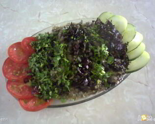 Икра баклажанная со сливочным маслом