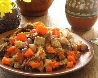 Икра из тыквы и баклажанов