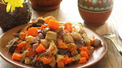 Икра из тыквы и баклажанов