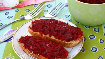 Икра из вареной свеклы