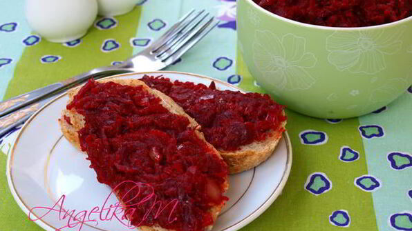 икра из вареной свеклы