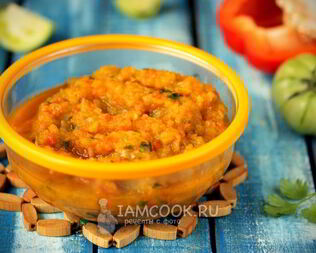 Икра из зеленых помидоров