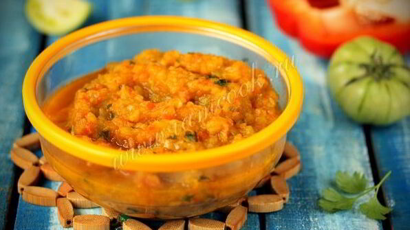 икра из зеленых помидоров