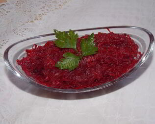 Икра из жареной свеклы с луком