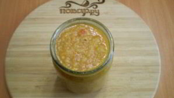 кабачковая икра с майонезом и луком