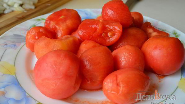 кабачковая икра с помидорами