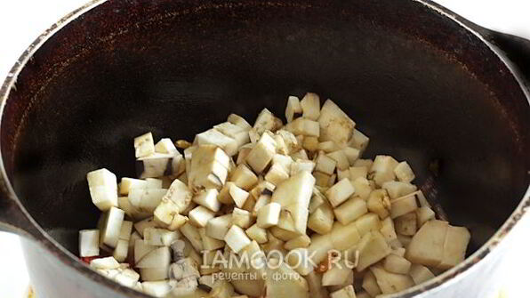 кабачково-баклажанная икра по-восточному