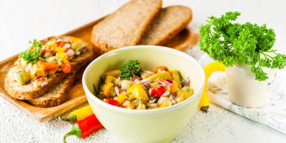 Рецепт хороваца, икра из печеных овощей