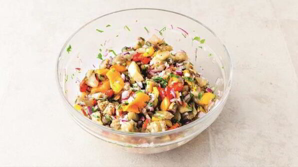 хоровац, икра из печеных овощей