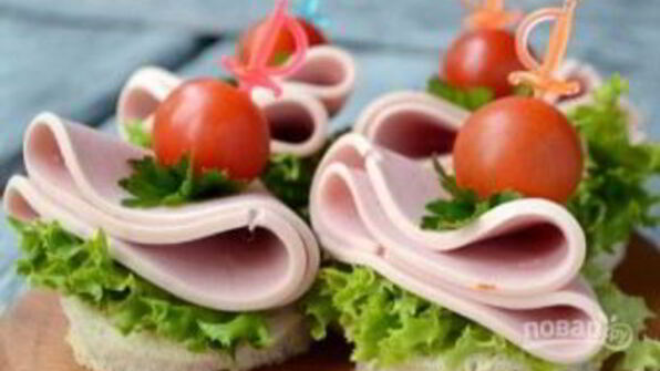 канапе для праздничного стола