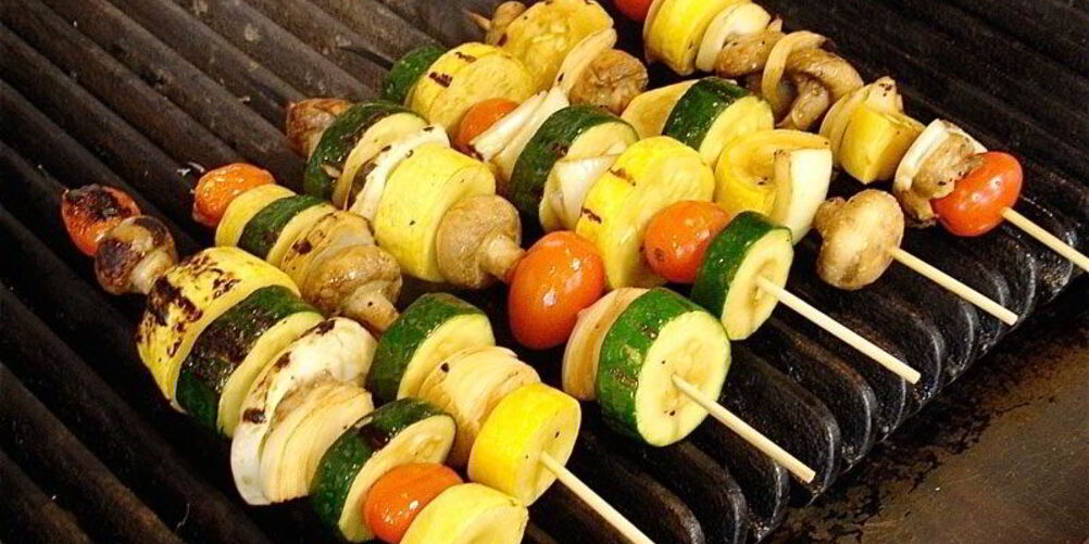 Рецепт канапе из овощей гриль