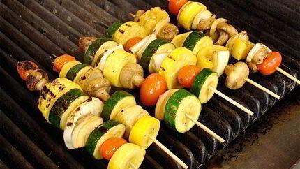 Канапе из овощей гриль