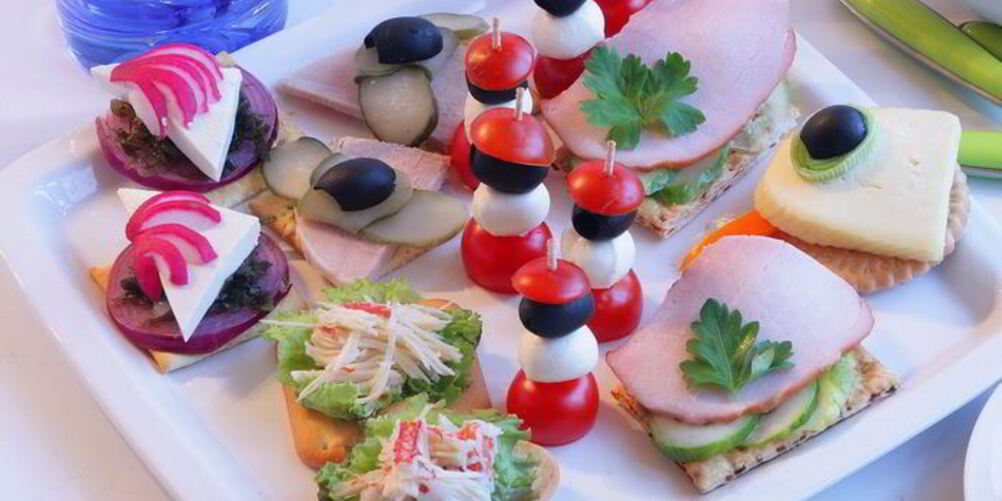 Рецепт канапе с бужениной