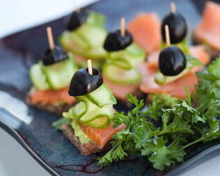 Канапе с рыбой