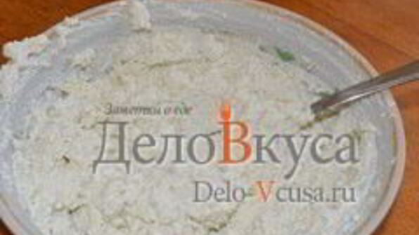 канапе с закуской из творога