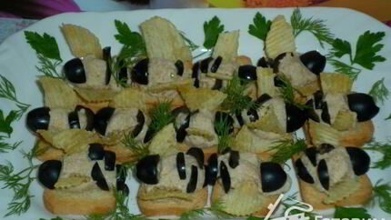 Паштет из печени трески